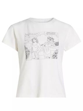 RE/DONE Girl Power/Take Over The World Graphic Tee
